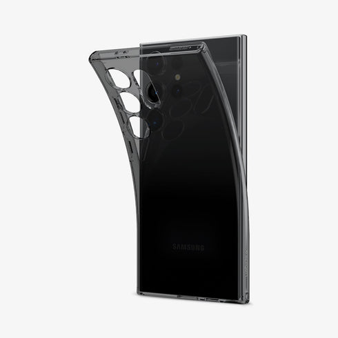 ACS07283 - Galaxy S24 Ultra Case Liquid Crystal in Crystal Clear showing the back